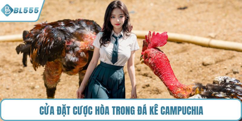 Cửa đặt cược hòa trong đá kê Campuchia